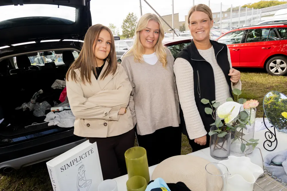 Annika Wastegren från Vä, med döttrarna Tyra och Milla