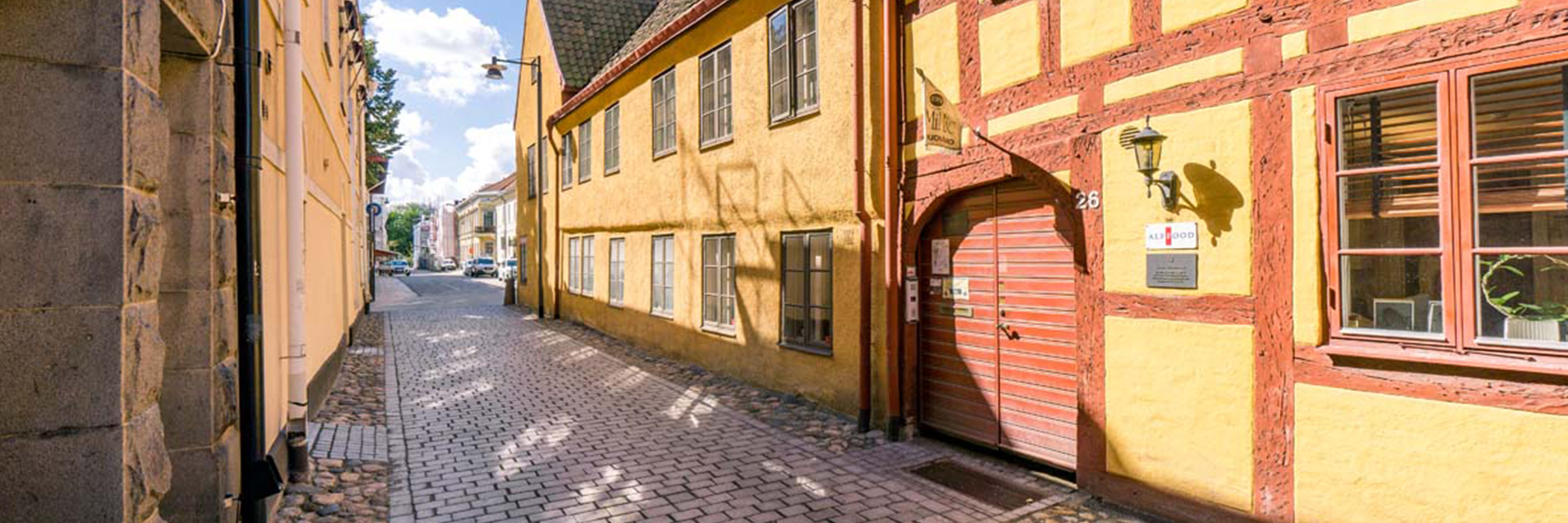 Gata i centrala Kristianstad